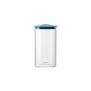 Barattolo Rettangolare Fresh & Style 1300 ml Vetro Tappo Blu