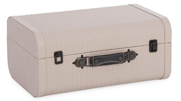 Bauletto a Valigia Beige 45X28X20h
