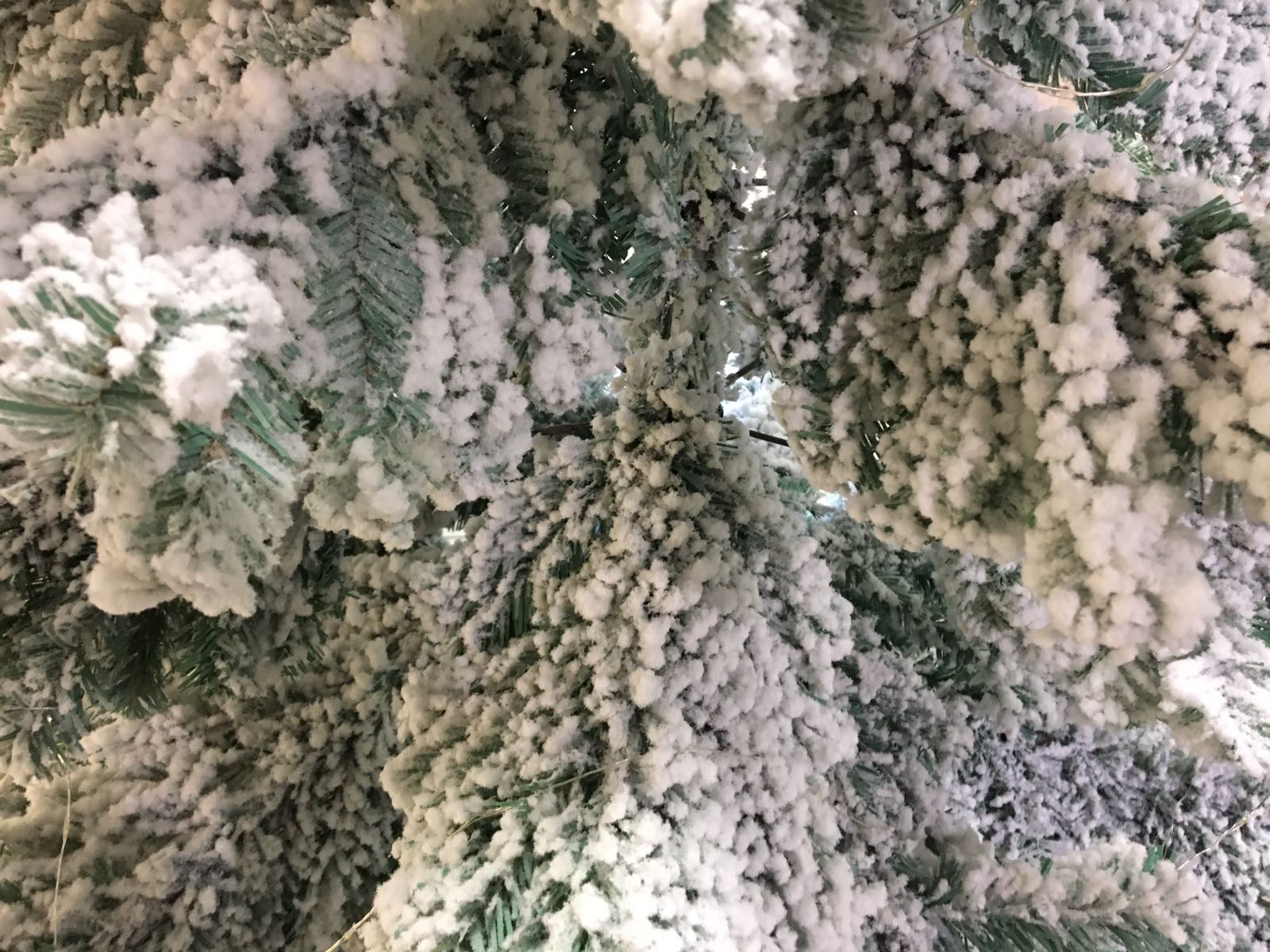 ALBERO DI NATALE 210CM VERDE INNEVATISSIMO FOLTO