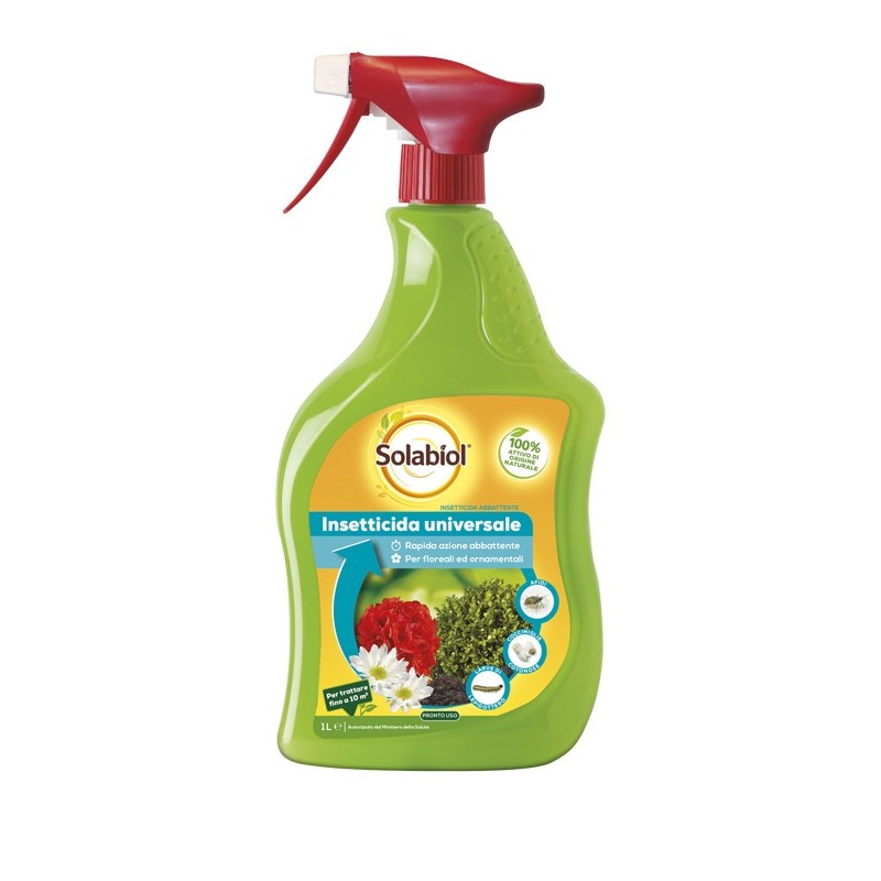 INSETTICIDA ABBATTENTE NATRIA SOLABIOL PRONTO USO 1L