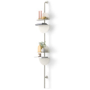 Scaffale regolabile Solls 35x27x204cm Sabbia Umbra