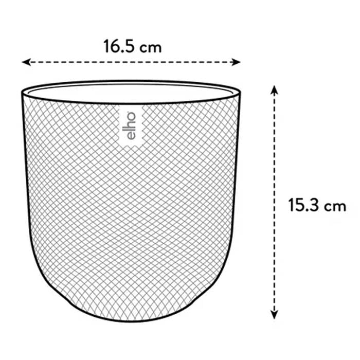 VASO JAZZ ROUND Ø16XH15CM LILLA