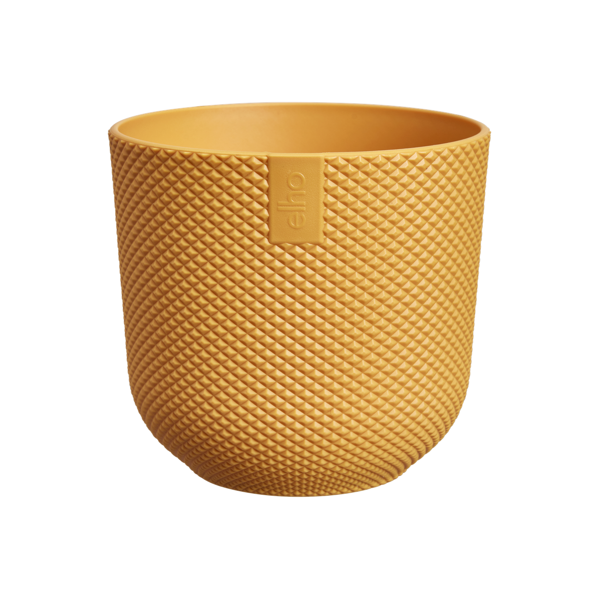 Vaso Jazz Round Mini D 9 x H 9 cm Giallo Ambra ELHO