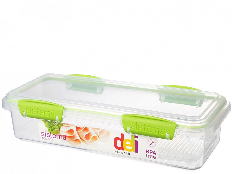 CONTENITORE ERMETICO RETTANGOLARE ACCENTS LT 1,2