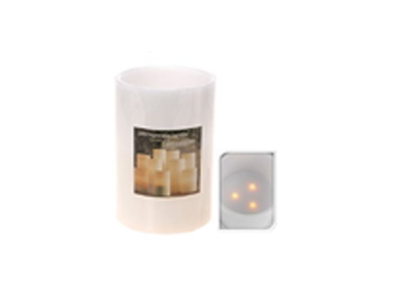 CANDELA A 3 FIAMMELLE LED 15X22CM