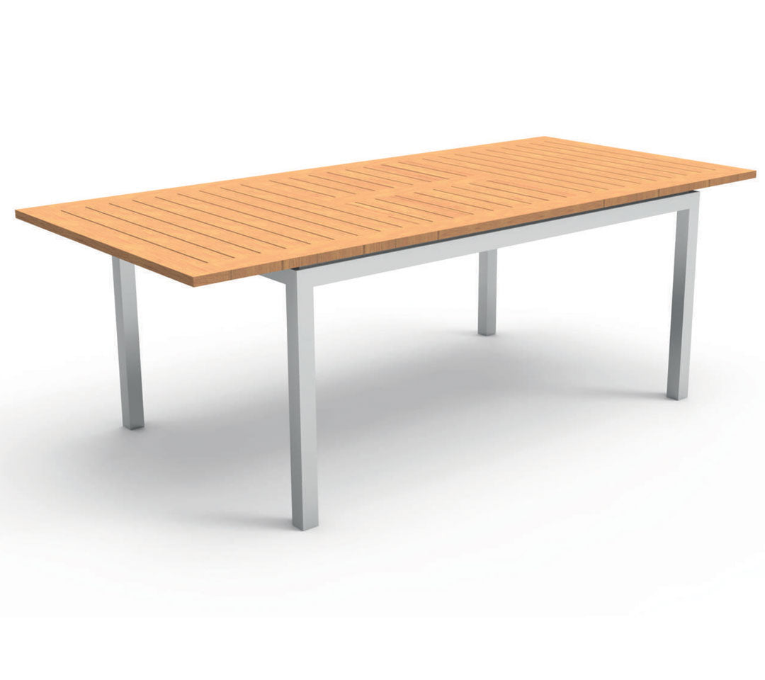 TAVOLO TIMBER IN TEAK ALLUNGABILE 156/214X90 COLORE A SCELTA