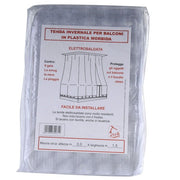 TENDA BALCONE PVC BIANCA 350x200