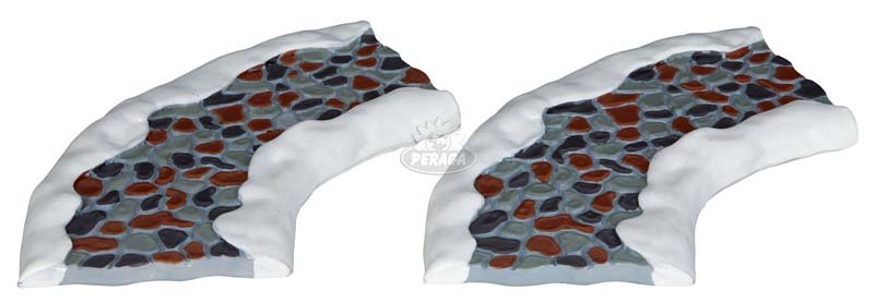 STRADA CURVA -  STONE ROAD CURVED 2 PZ