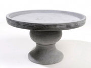 ALZATA TORTA 65X35,5CM GRIGIO OPACO IN RESINA