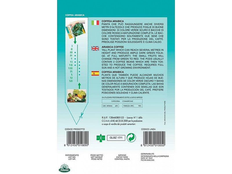 BUSTINA CON SEMI DI CAFFè ARABICO