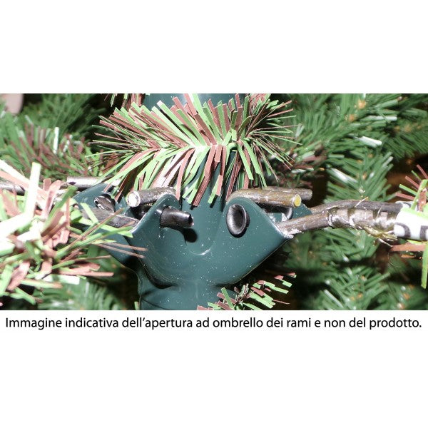 ALBERO DI NATALE MONTE BIANCO 210CM INNEVATO