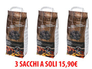 OFFERTA 3 SACCHI DI CARBONELLA ZERO FUMO 3KG