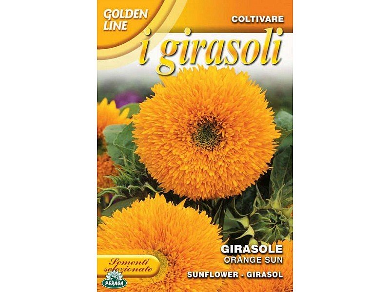 BUSTINA CON SEMI DI GIRASOLE ORANGE SUN