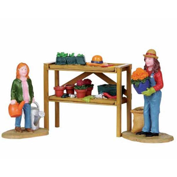 LEMAX FIORAIE CON VASI FIORI- POTTING BENCH  COD.02828