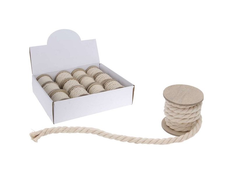 OFFERTA 4PZ NASTRO CORDA DECORATIVO 10 MT