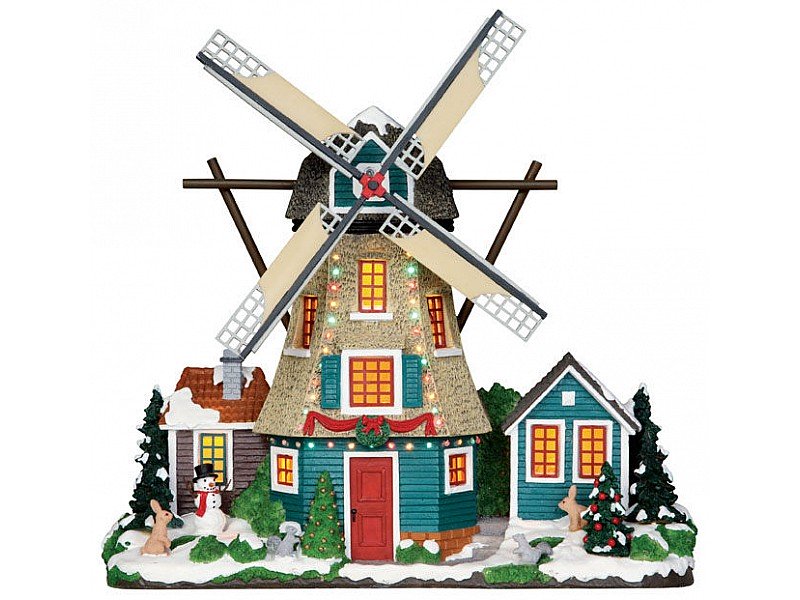 MULINO A VENTO - WINDMILL SET OF 2