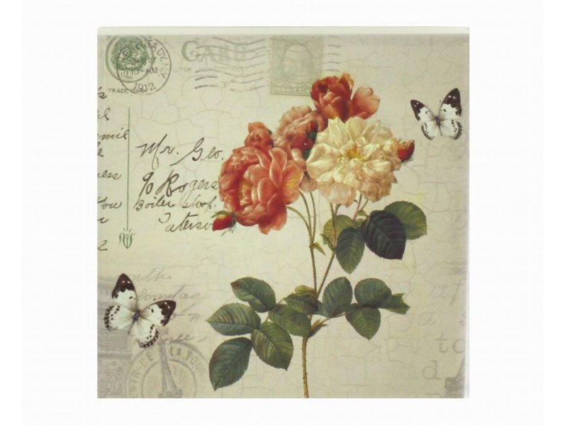 QUADRO 17CM CON ROSE