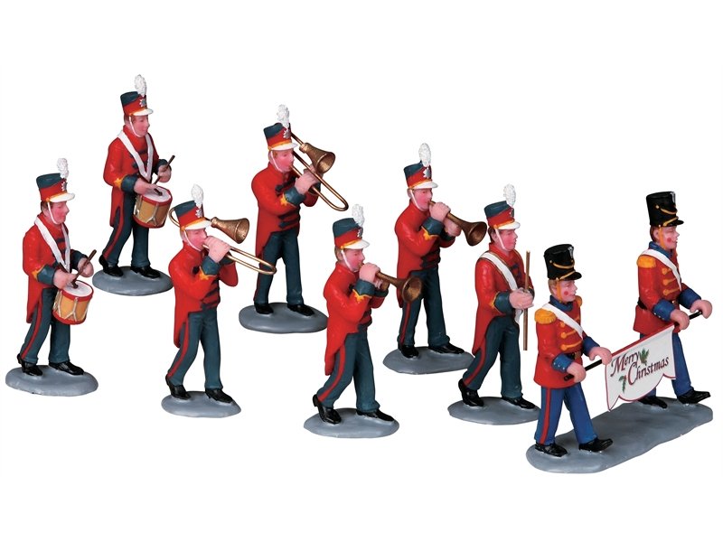 PARATA MUSICALE - CHRISTMAS PARADE MARCHING BAND SET OF 8