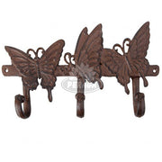 GANCI APPENDINO A FORMA DI FARFALLE IN GHISA