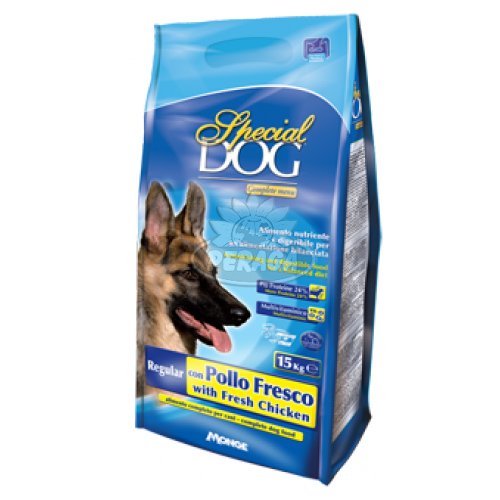 SPECIAL DOG REGULAR CROCCHETTE CON POLLO FRESCO 15KG PER CANI