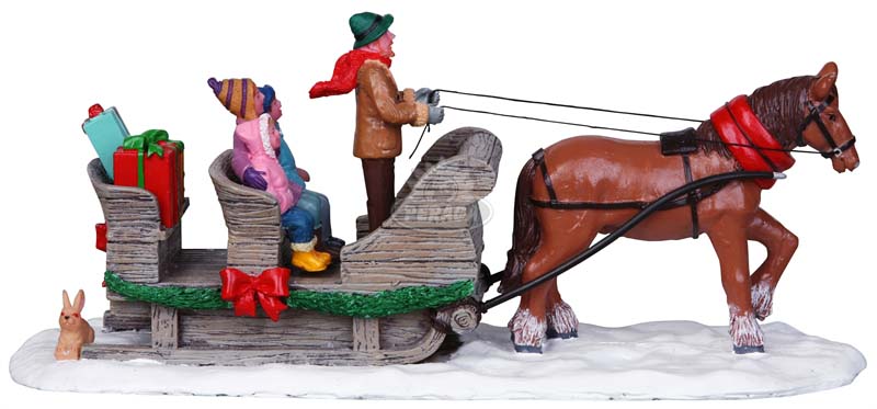 CAVALLO CON SLITTA - SLEIGH RIDE