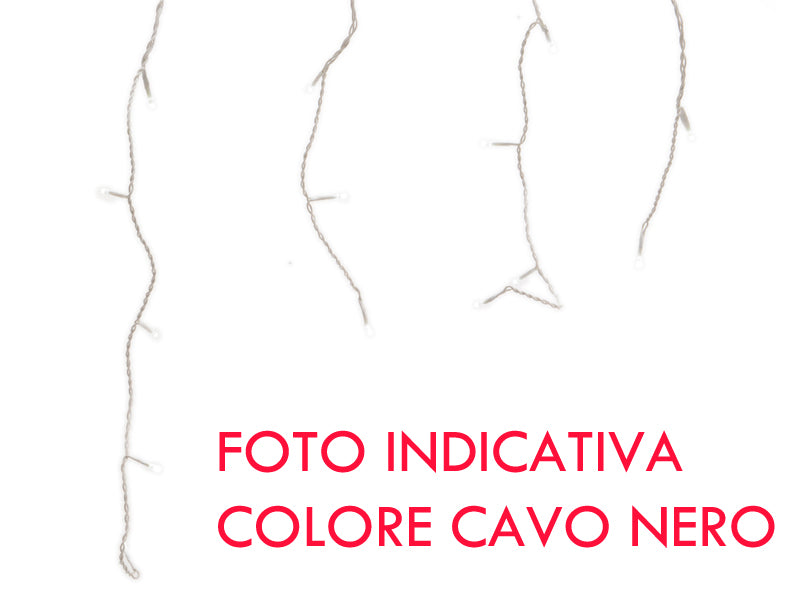 LUCI 119 MINI LED EFFETTO GHIACCIOLO BIANCO CALDO
