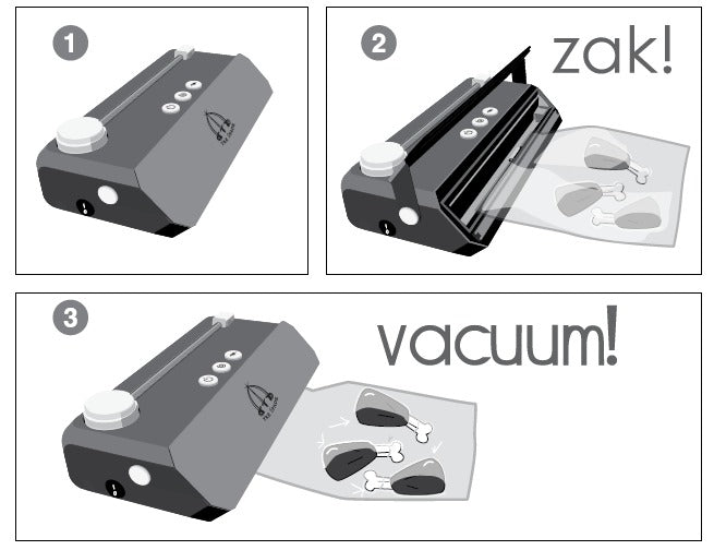 CONFEZIONATRICE SOTTOVUOTO TAKAJE VACUUM ROSSA