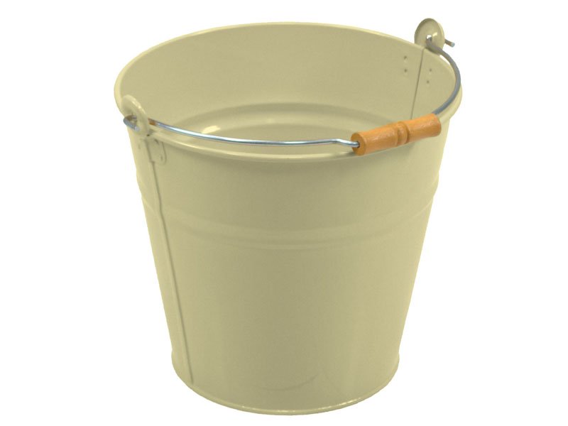 SECCHIO LATTA 30/17,5XH25CM 10LT C/M CREMA