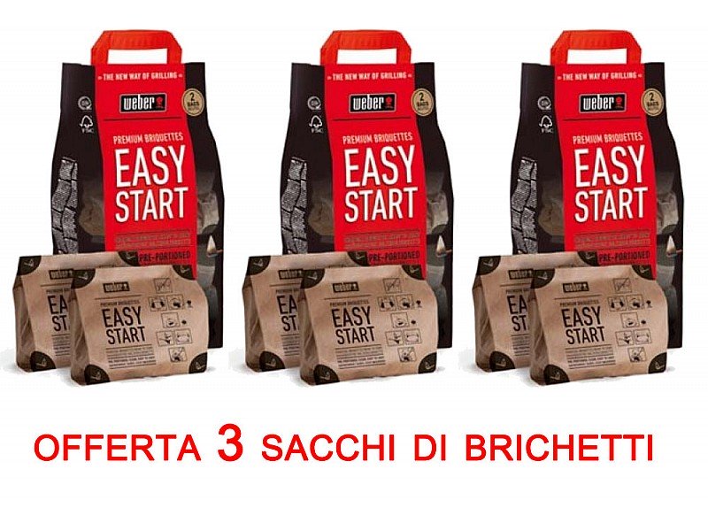 OFFERTA 3 SACCHI DI BRICHETTI 1.4 KG