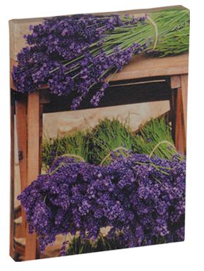 CANVAS 22X29CM LAVANDA STAMPE