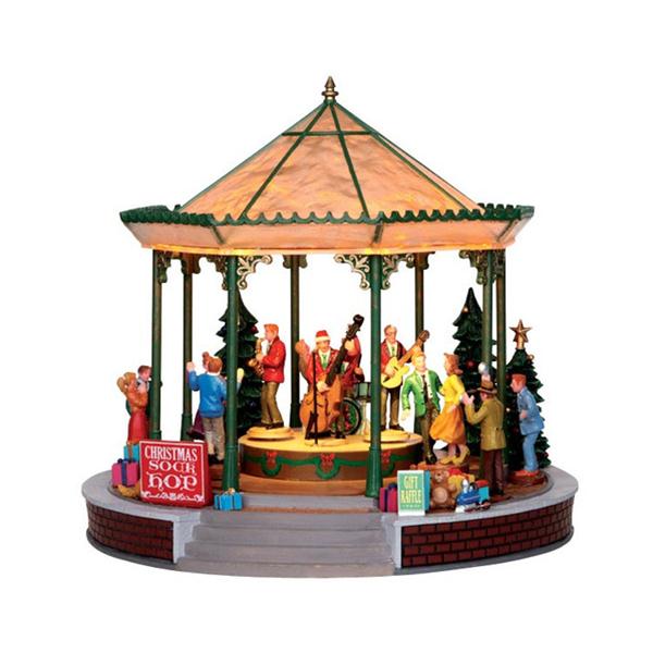COPPIE DANZANTI CON ORCHESTRA - CHRISTMAS SOCK-HOP