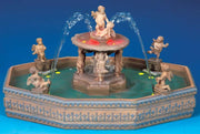 FONTANA CON ANGIOLETTI - LIGHTED VILLAGE SQUARE FOUNTAIN