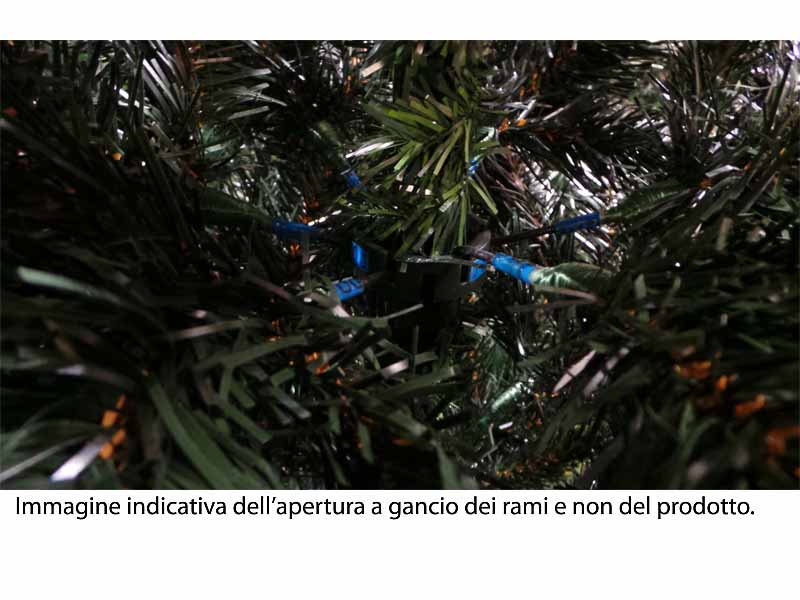 ALBERO DI NATALE 180CM NATURAL VERDE