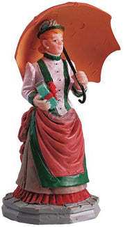 LEMAX SIGNORA CON OMBRELLO - SNOWY STROLL  COD.52059