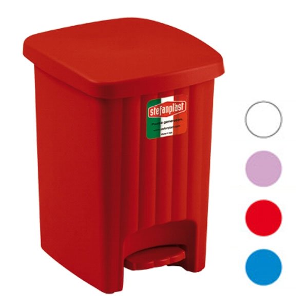 PATTUMIERA PEDALE MARGHERITA ROSSA   l 20 STEFANPL