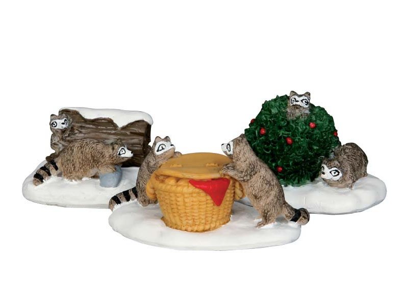 PROCIONI CURIOSI - RASCAL RACCOONS, SET OF 3