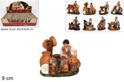 8 STATUETTE MESTIERI DA 9CM