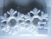 OFFERTA 2 CONFEZIONI DI FIOCCHI DI NEVE BIANCHI 11CM