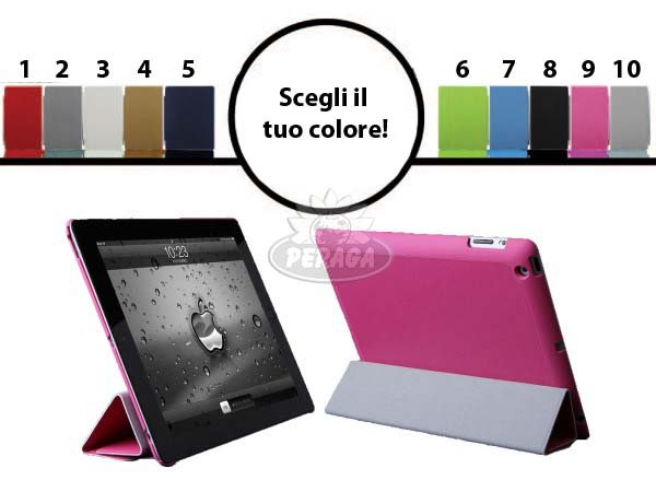 CUSTODIA 2 IN 1 PER TABLET IN POLIURETANO COLORI ASSORTITI