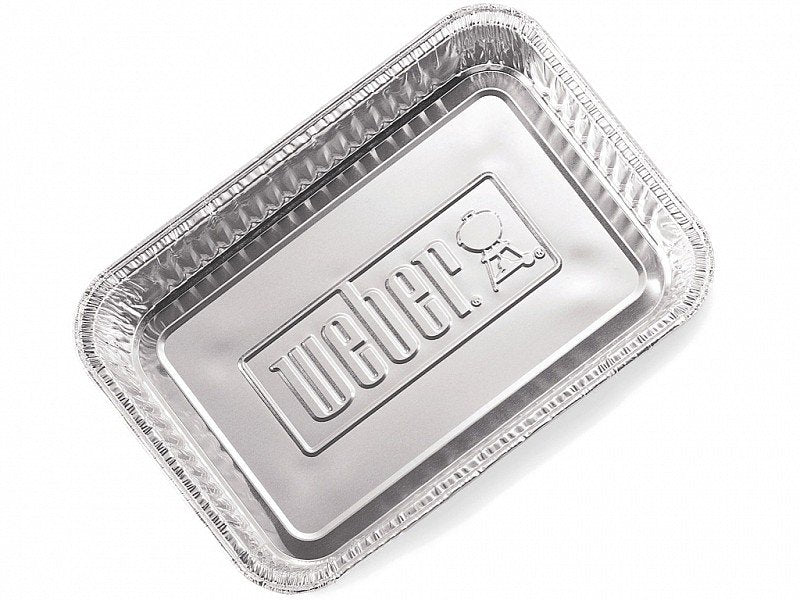 10 VASCHETTE PICCOLE IN ALLUMINIO WEBER