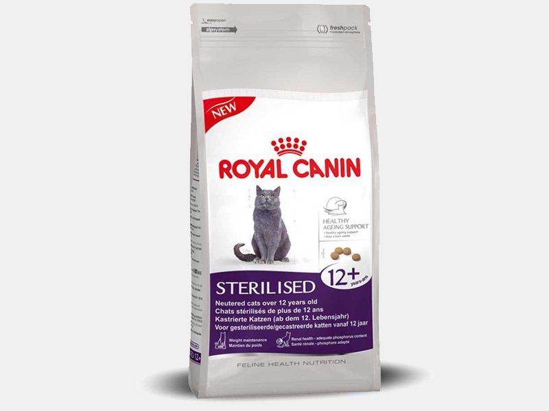 ROYAL CANIN STERILISED 12+ PER GATTI STERILIZZATI - SACCO 2 KG