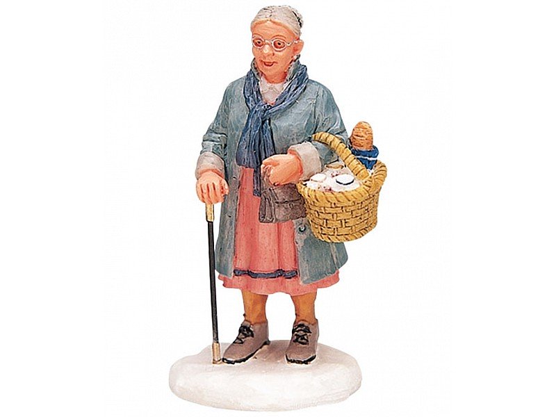 NONNA CON CESTO DELLE MARMELLATE -  GRANDMA WITH JAM