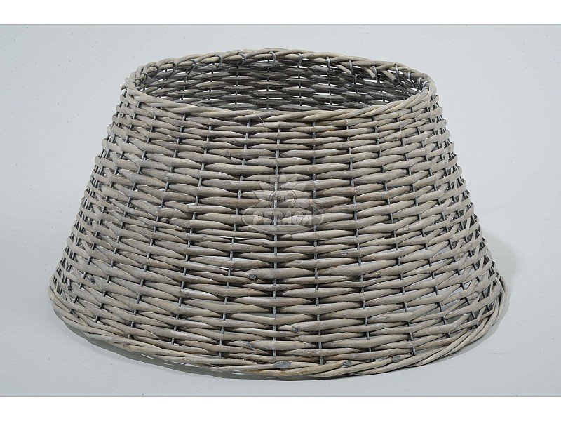 CESTA GRIGIA COPRI PIEDE ALBERO DI NATALE DIAMETRO  70X28CM