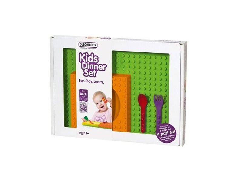 PLACEMATIX KID DINNER TAPPETINO CON PIATTO E POSATE