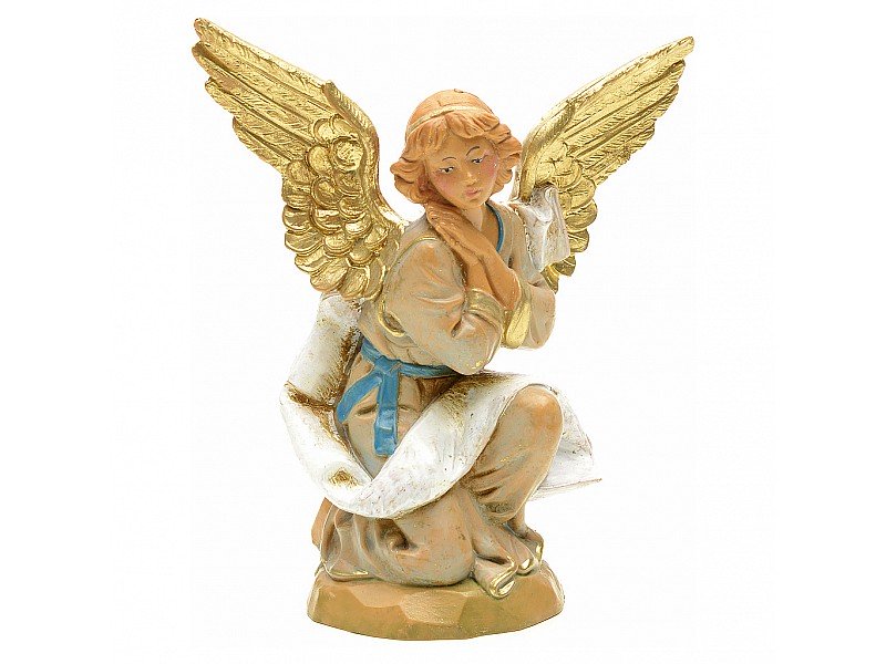 ANGELO IN GINOCCHIO 12CM IN RESINA (F-139)