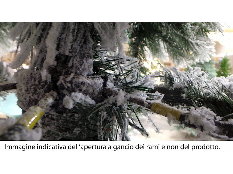 ALBERO DI NATALE MONTEBIANCO 210CM INNEVATO