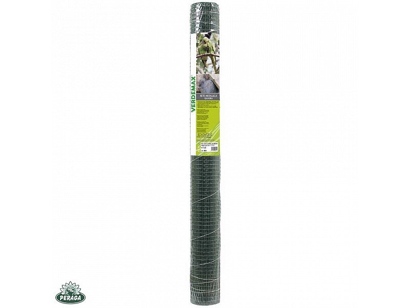 RETE METALLICA PLASTIFICATA SALDATA ELETTRICAMENTE MAGLIA 12,7X1