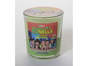 BICCHIERE CON CERA ALLA CITRONELLA ED OLI ESSENZIALI