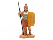 SOLDATO ROMANO CON SCUDO 12CM IN RESINA (F-24)