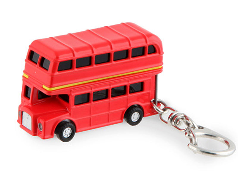 PORTACHIAVI BUS ROSSO INGLESE LED